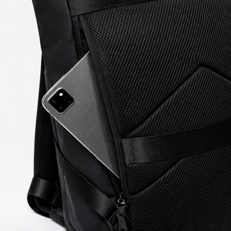 Urban Expandable Roll-Top Backpack detail