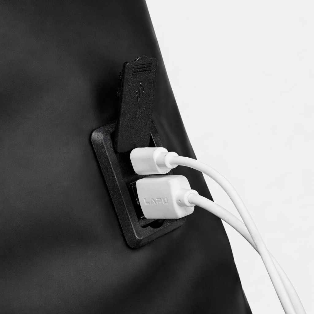 Urban Expandable Roll-Top Backpack detail