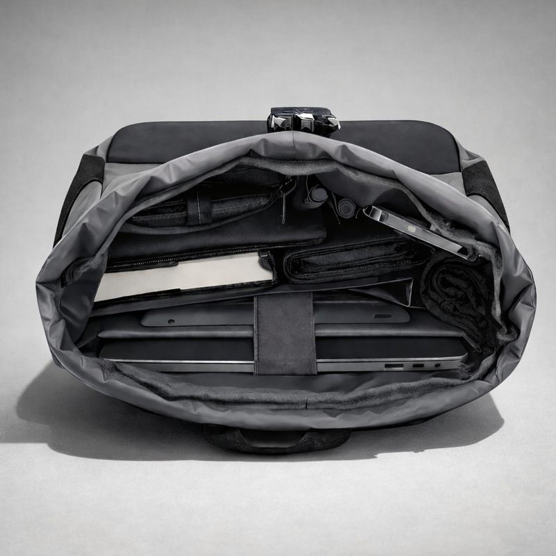 The Waterproof Travel Backpack detail