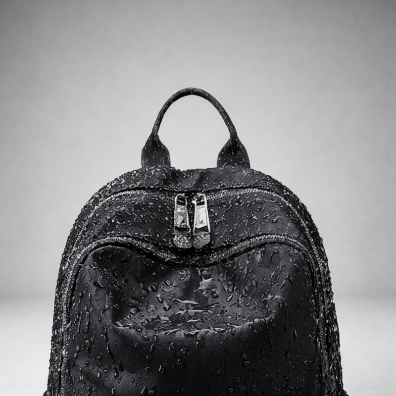 Women’s Water-Repellent Nylon Backpack detail