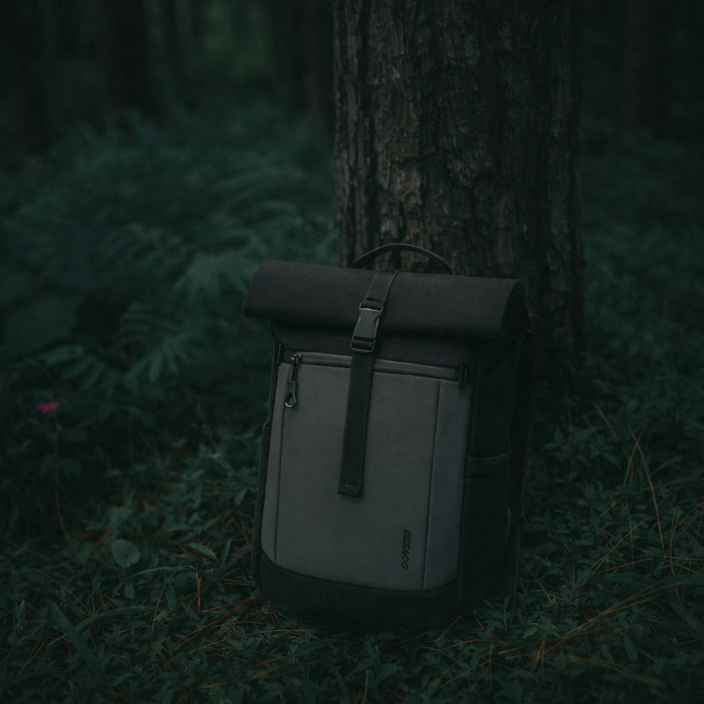 Expandable Roll Top Travel Backpack