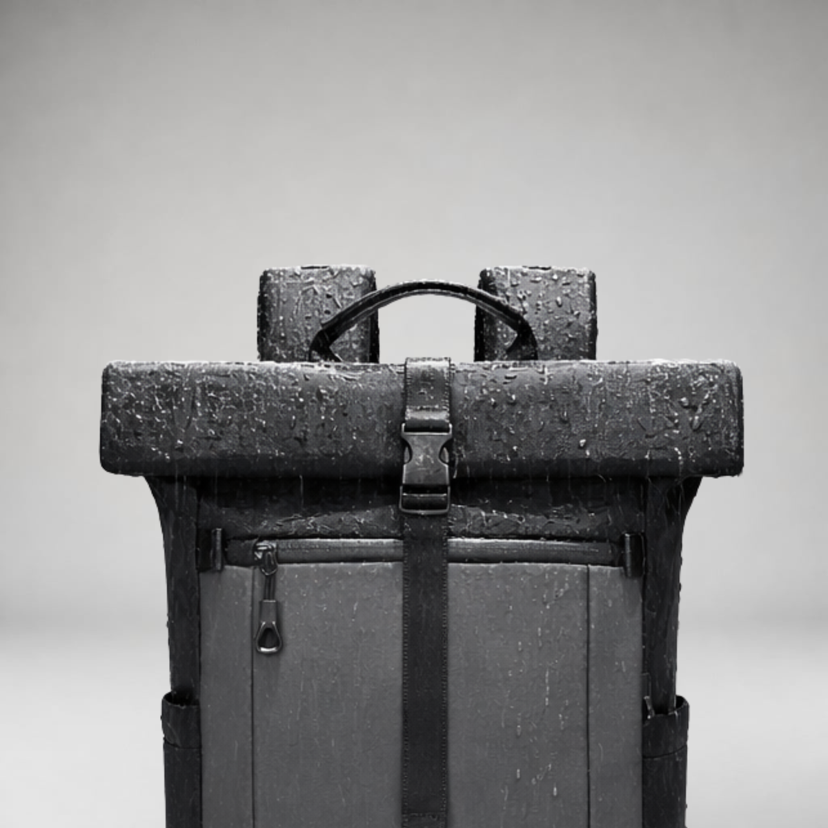 Expandable Roll Top Travel Backpack detail