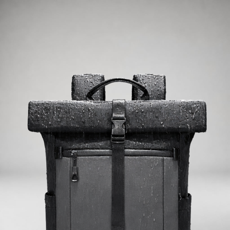 Expandable Roll Top Travel Backpack detail
