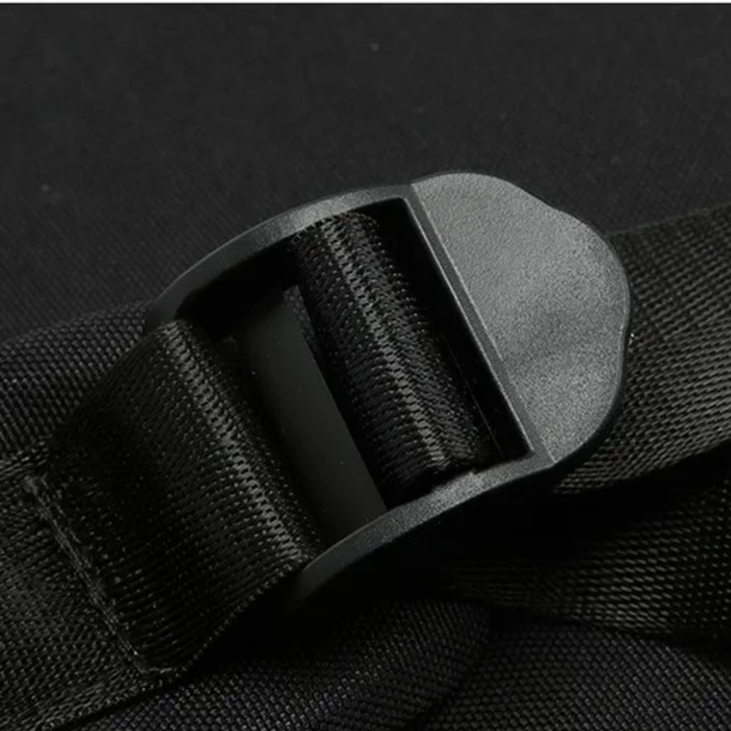 Roll Top Backpack with Geometric Design detail
