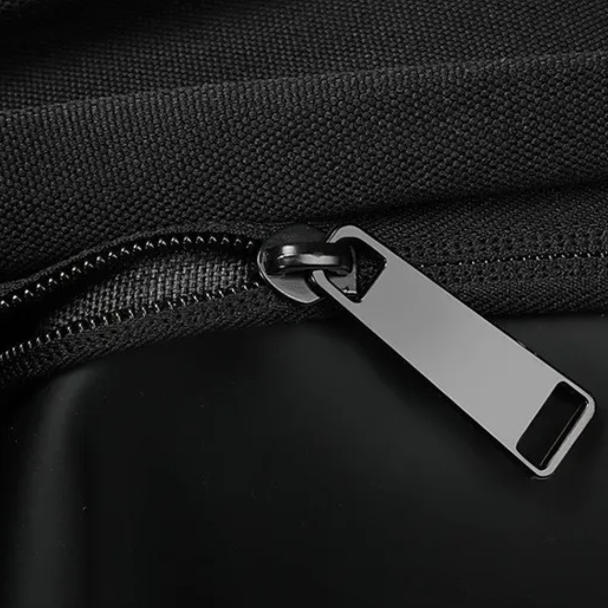 Roll Top Backpack with Geometric Design detail