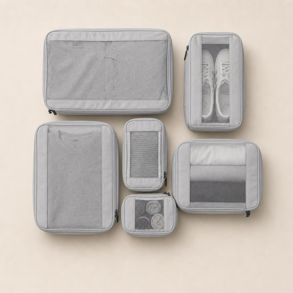 Buy Compression Packing Cubes Set of 6 from JOURNi