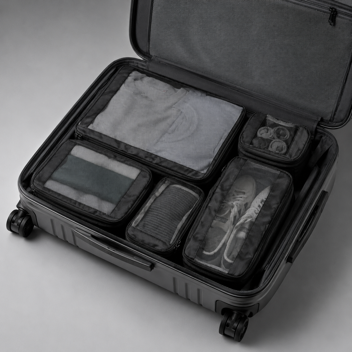 Compression Packing Cubes Set of 6 detail