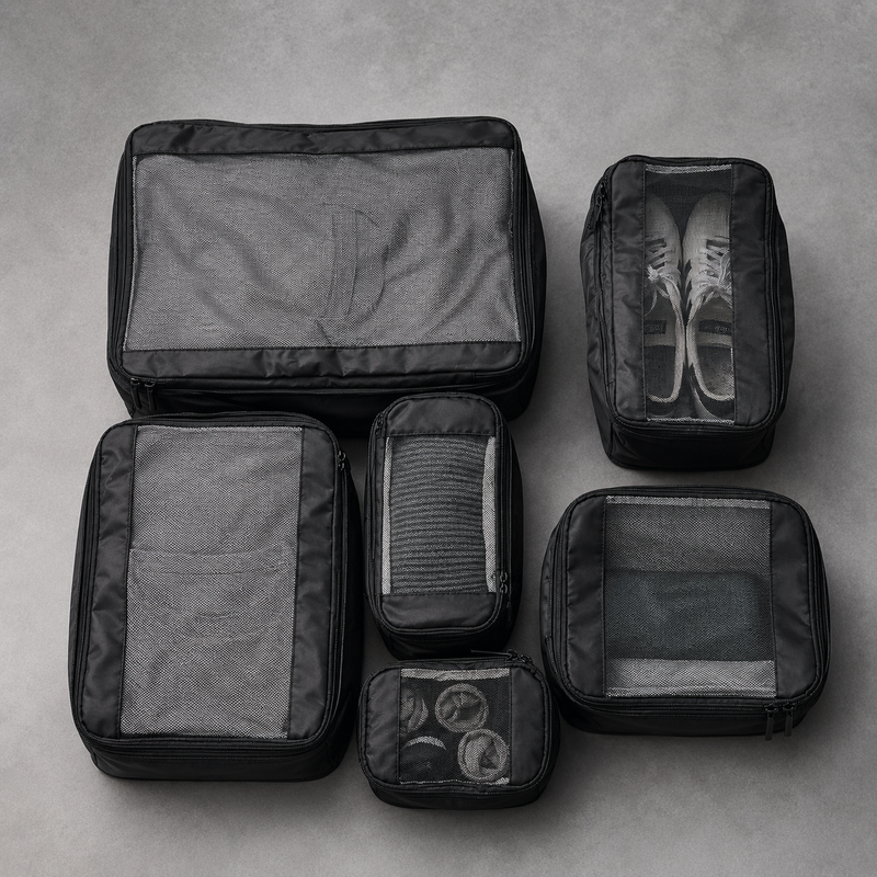 Compression Packing Cubes Set of 6 detail