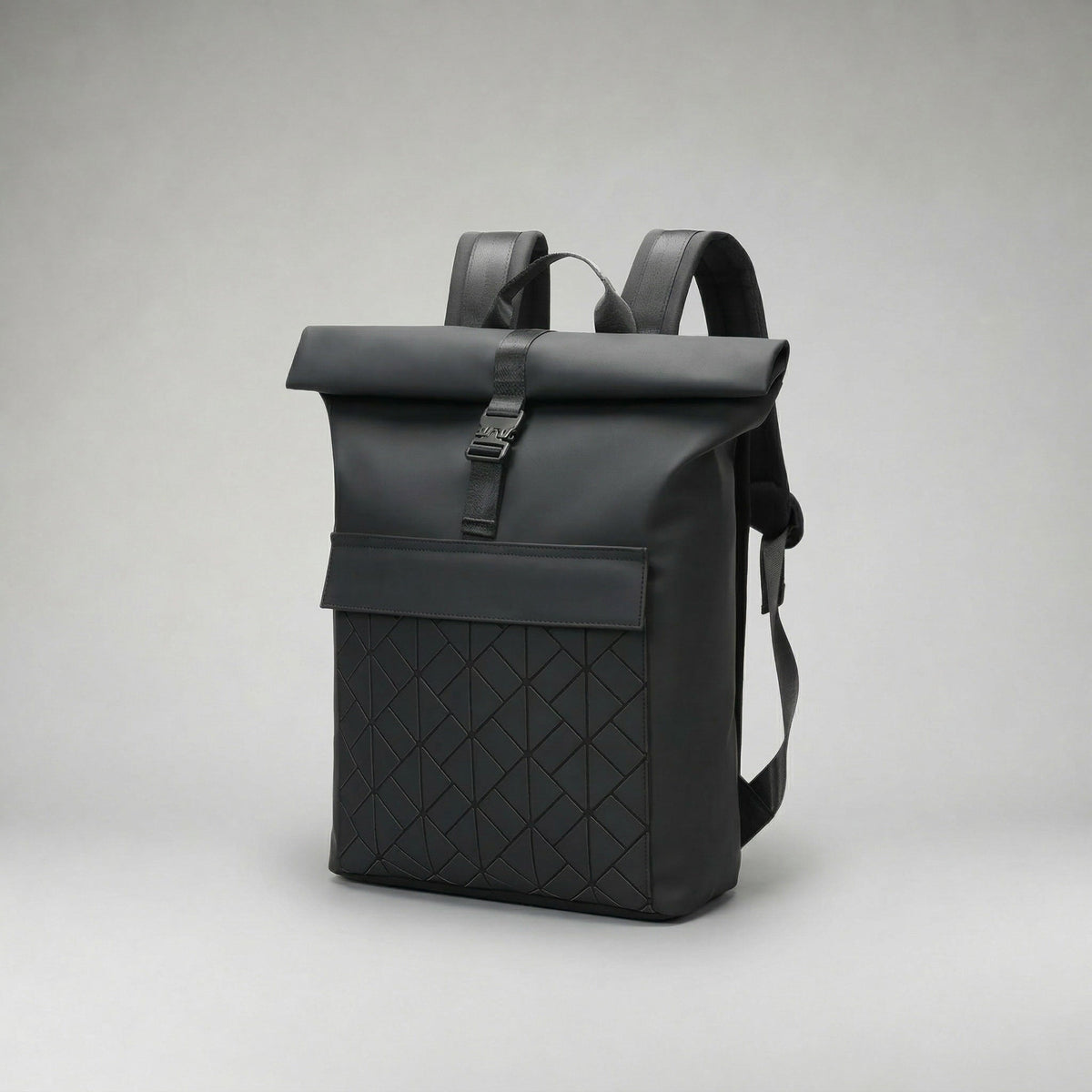 Buy Geometric Roll Top Backpack from JOURNi