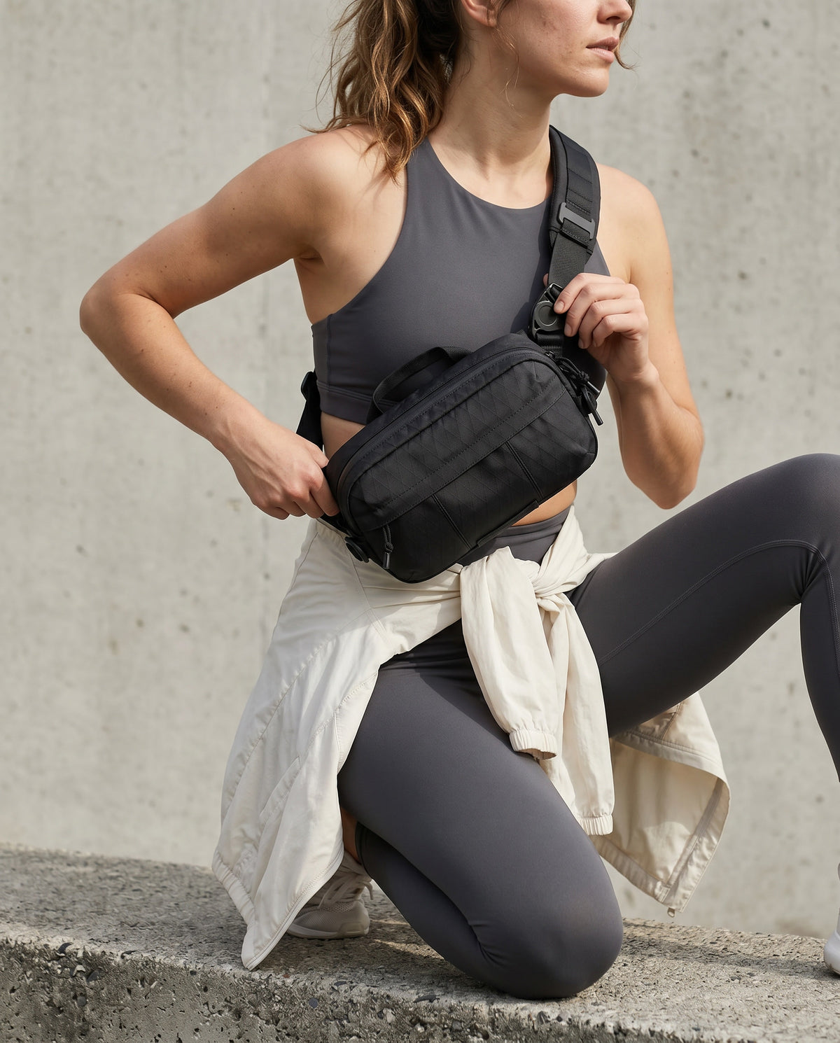RFID Blocking Crossbody Bag 2.5L