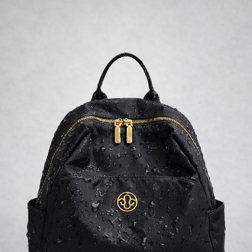 Women's Minimal Water-Repellent Backpack detail
