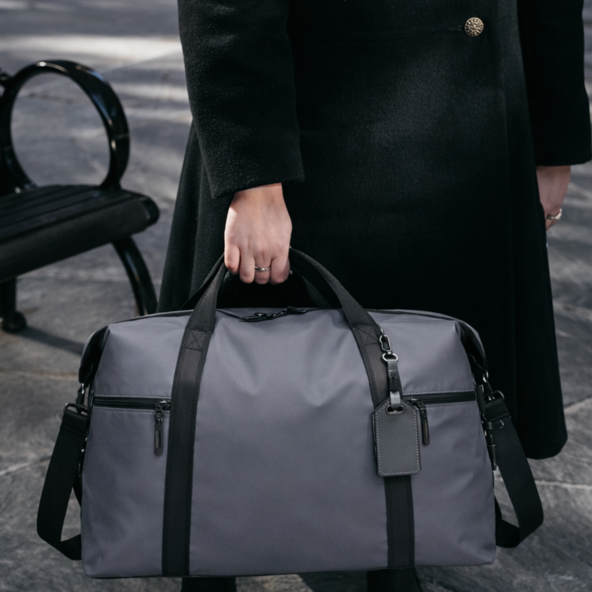 Travel Duffle Bag with Wet Dry Compartment