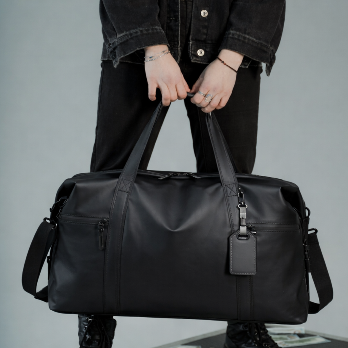 Travel Duffle Bag with Wet Dry Compartment