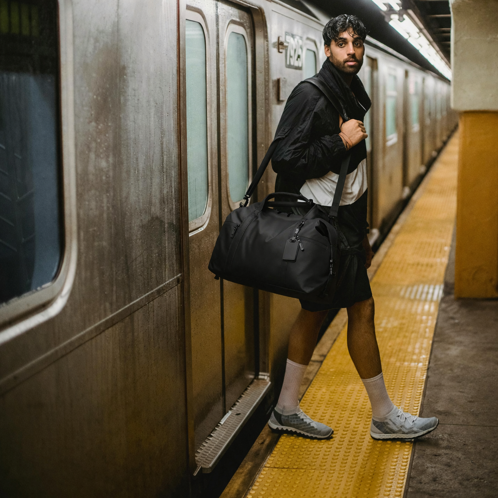 Travel Duffle Bag with Wet Dry Compartment