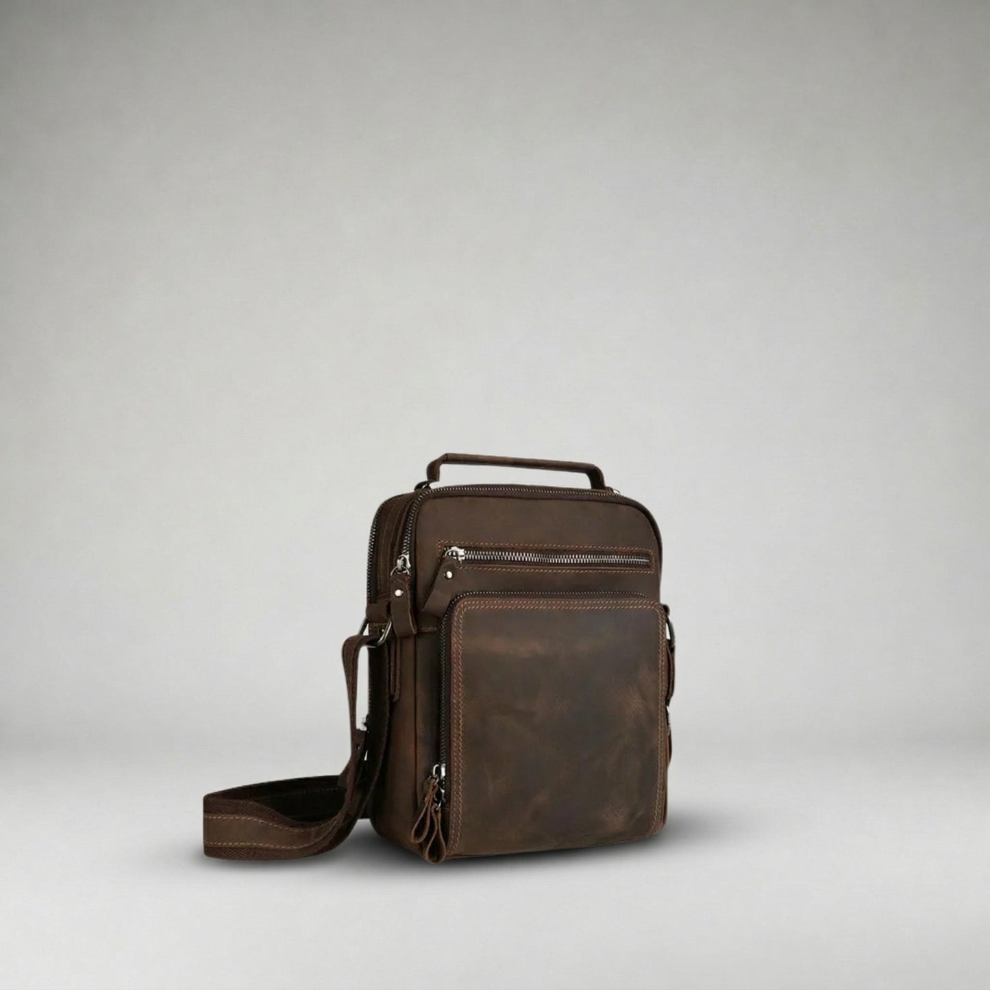 Buy Vintage Leather Crossbody Bag from JOURNi